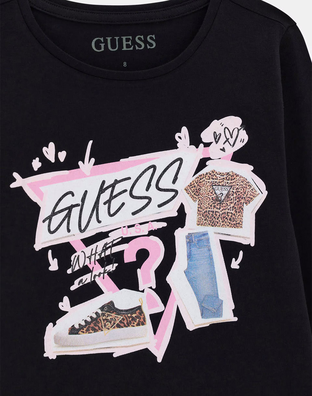 GUESS LS T-SHIRT БЛУЗА ЗА ДЕЦА GIRL