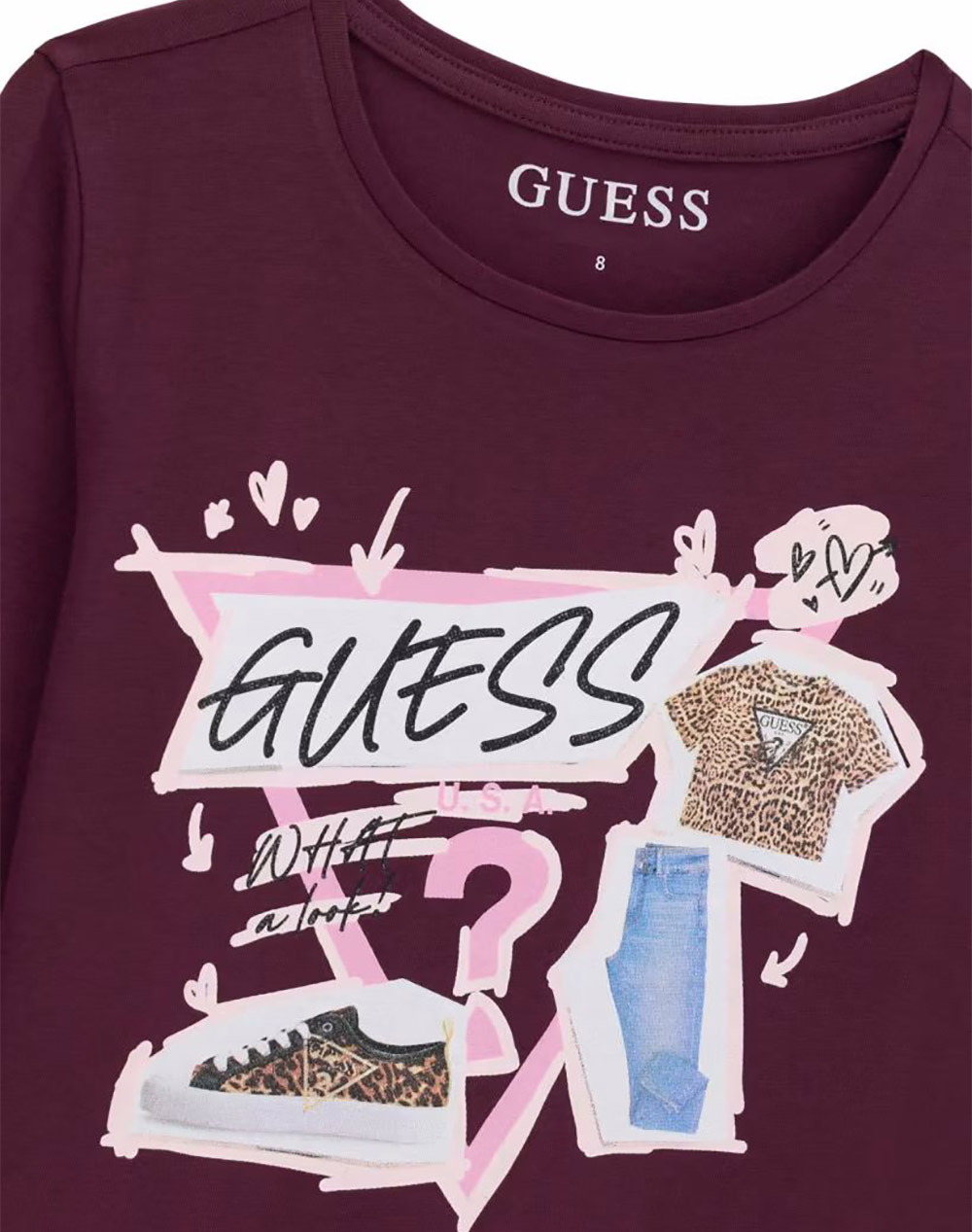 GUESS LS T-SHIRT БЛУЗА ЗА ДЕЦА GIRL