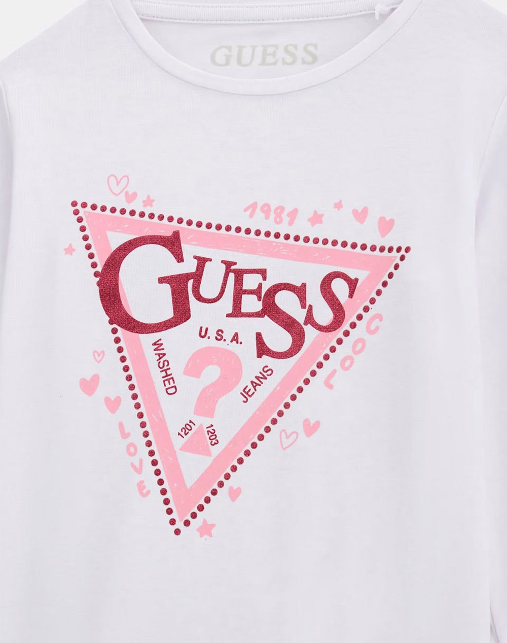 GUESS LS T-SHIRT_LOGO БЛУЗА ЗА ДЕЦА GIRL
