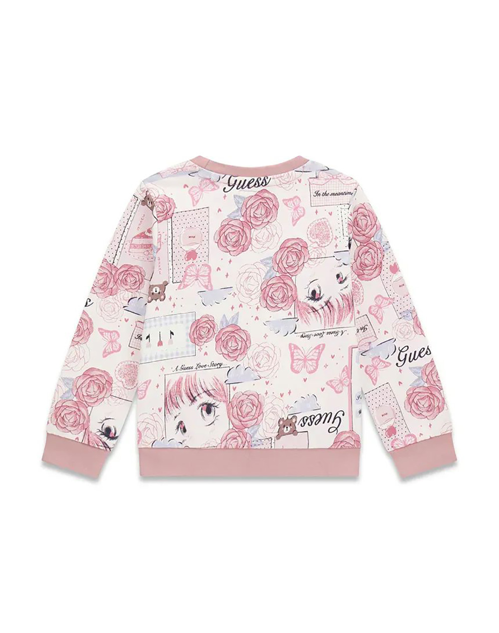 GUESS LS ACTIVE TOP СУИТШЪРТ ЗА ДЕЦА GIRL