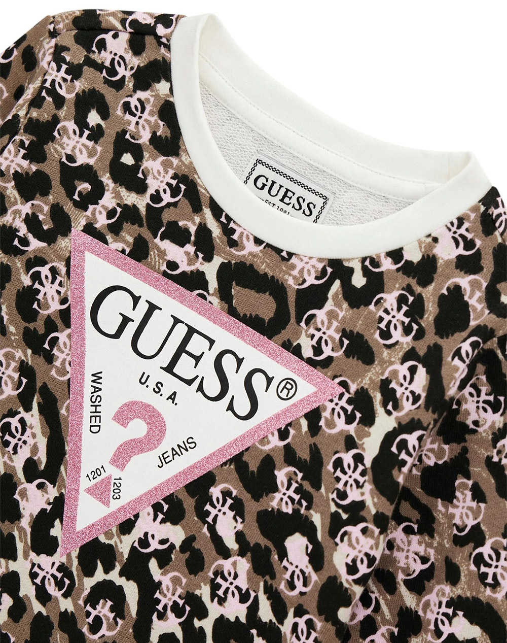 GUESS LS ACTIVE TOP СУИТШЪРТ ЗА ДЕЦА GIRL