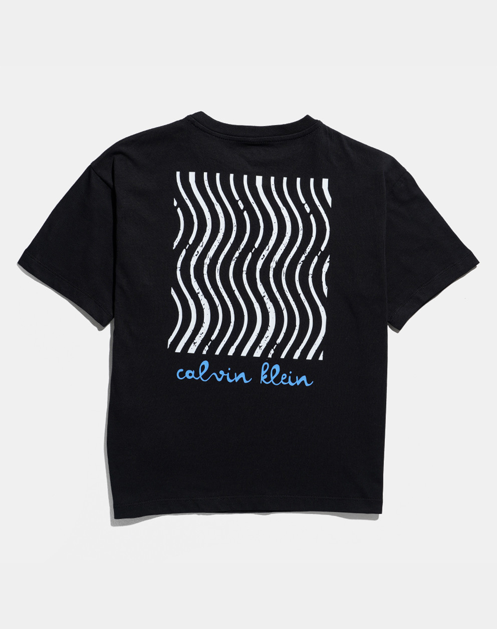 CALVIN KLEIN JEANS WAVE CHEST ARTWORK TEE SS