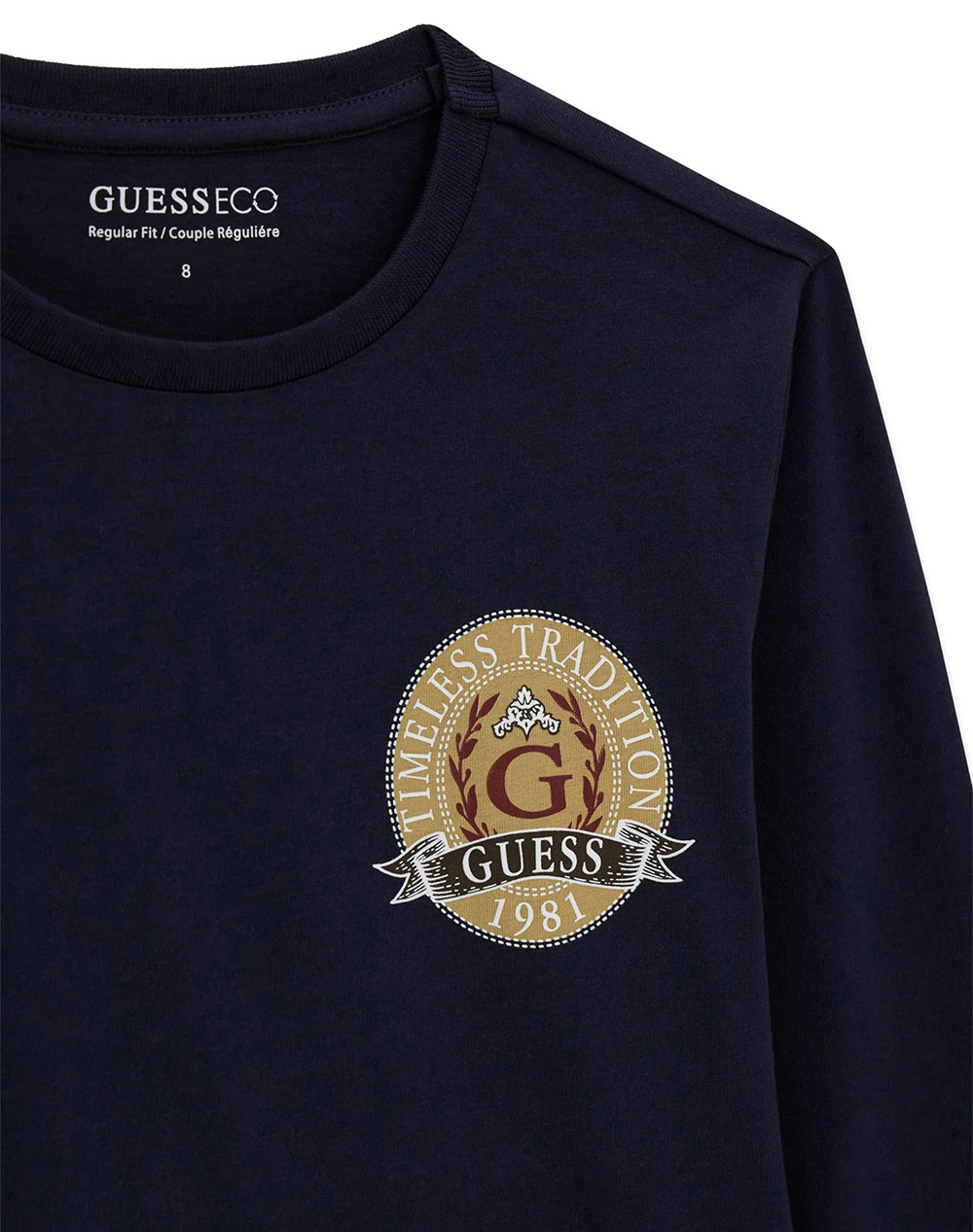GUESS LS T-SHIRT_LOGO БЛУЗА ЗА ДЕЦА BOY