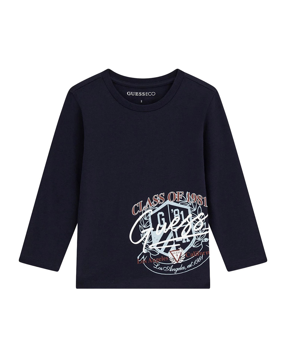 GUESS LS T-SHIRT_LOGO БЛУЗА ЗА ДЕЦА BOY