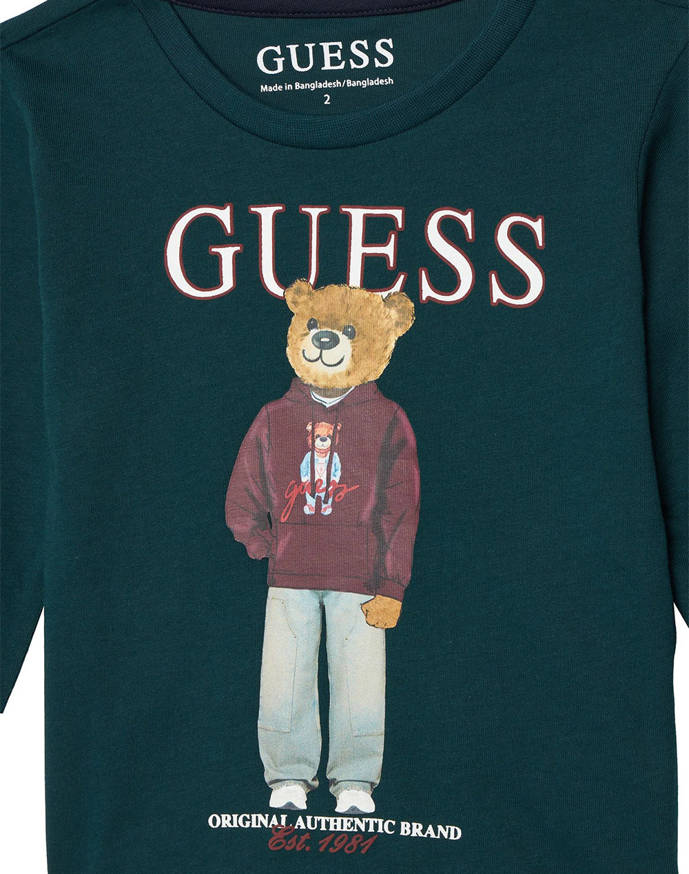 GUESS LS T-SHIRT БЛУЗА ЗА ДЕЦА BOY