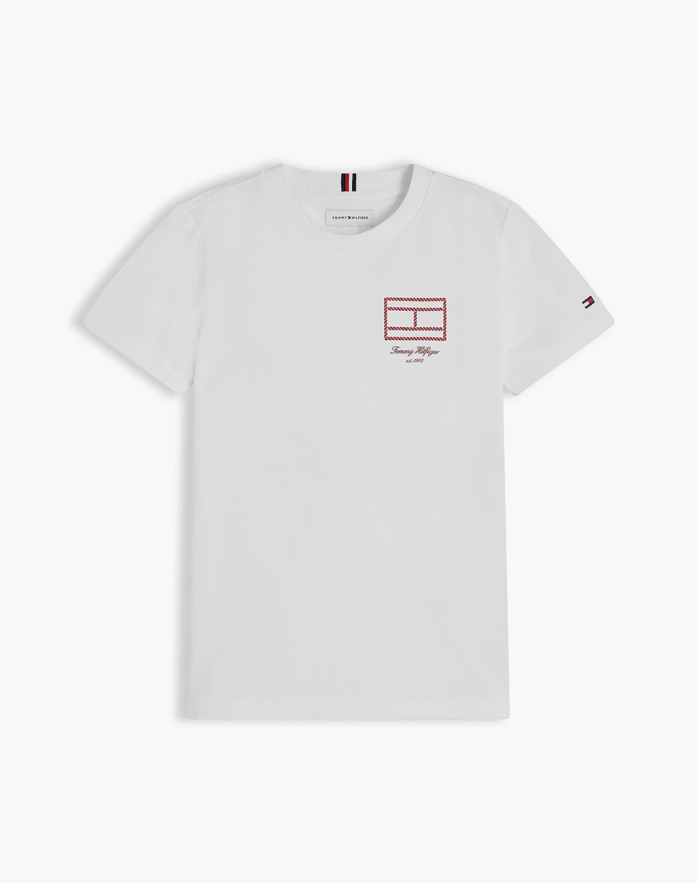 TOMMY HILFIGER OUTLINE FLAG GRAPHIC T-SHIRT SS