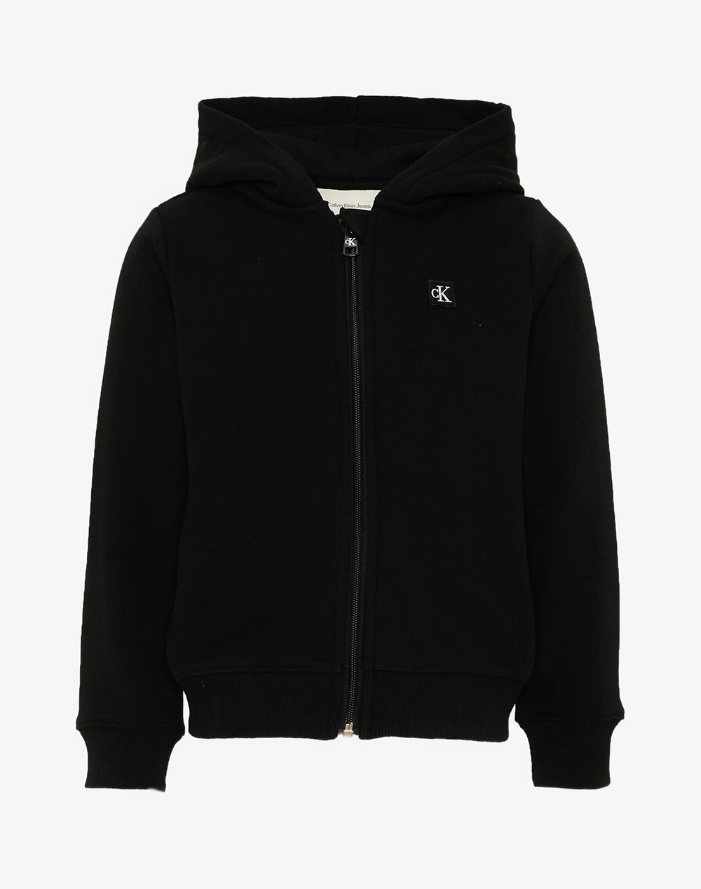 CALVIN KLEIN JEANS MINI BADGE ZIP-THROUGH