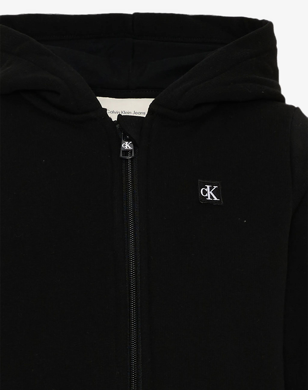 CALVIN KLEIN JEANS MINI BADGE ZIP-THROUGH