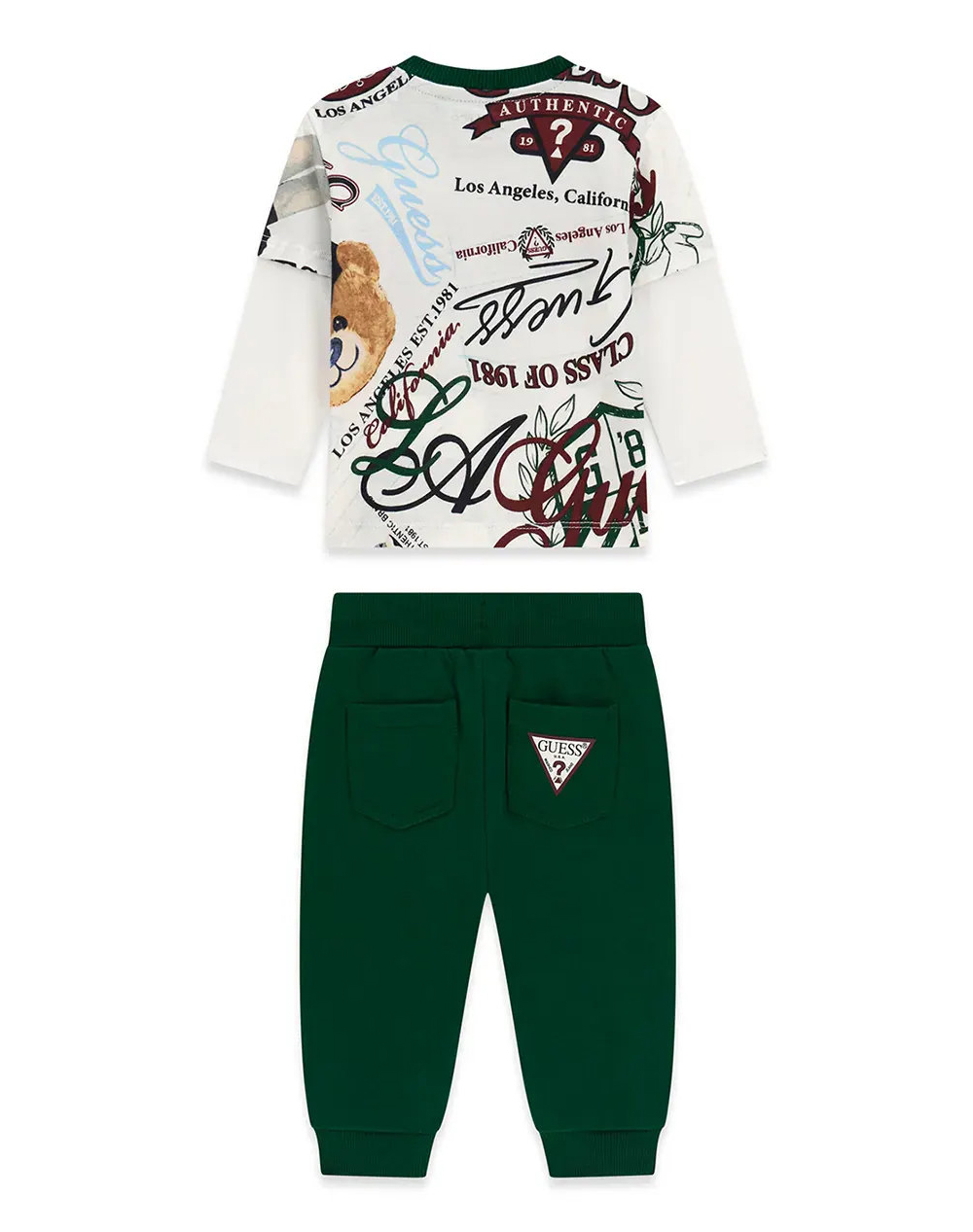 GUESS SET LS T-SHIRT+ACTIVE PANTS КОМПЛЕКТ ЗА ДЕЦА BOY