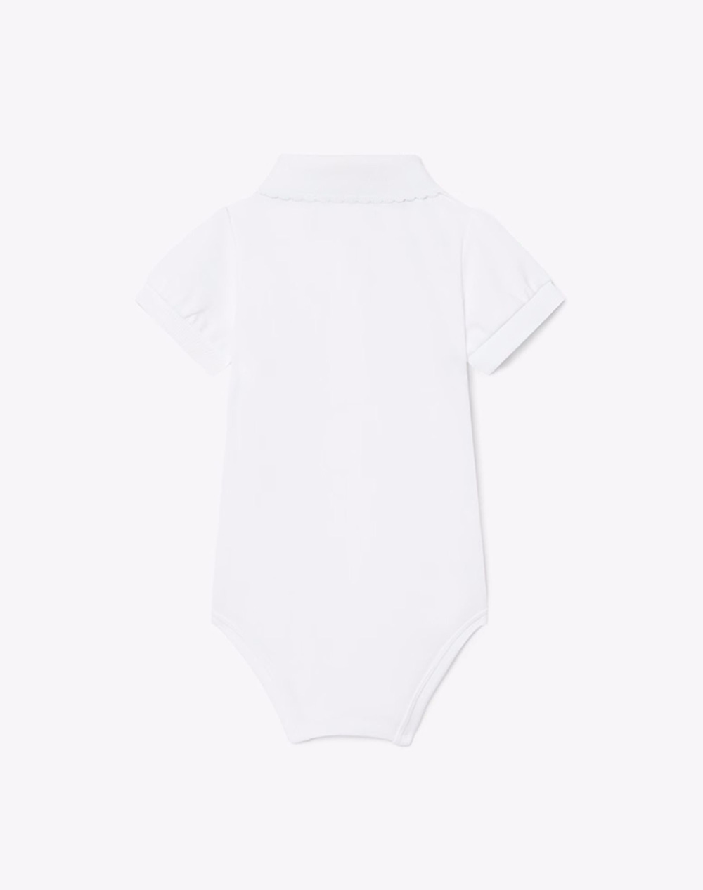 LACOSTE БЕБЕШКО ПОЛО БОДИ С КЪСИ РЪКАВИ SHIRRED SLEEVE PIQUE BODYSUIT