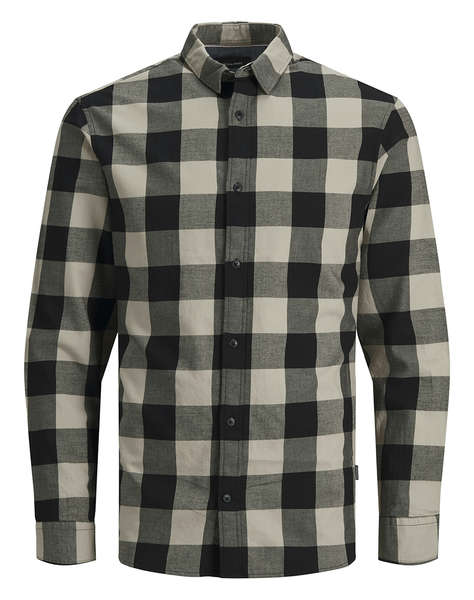JACK&JONES JJEGINGHAM TWILL SHIRT L/S NOOS
