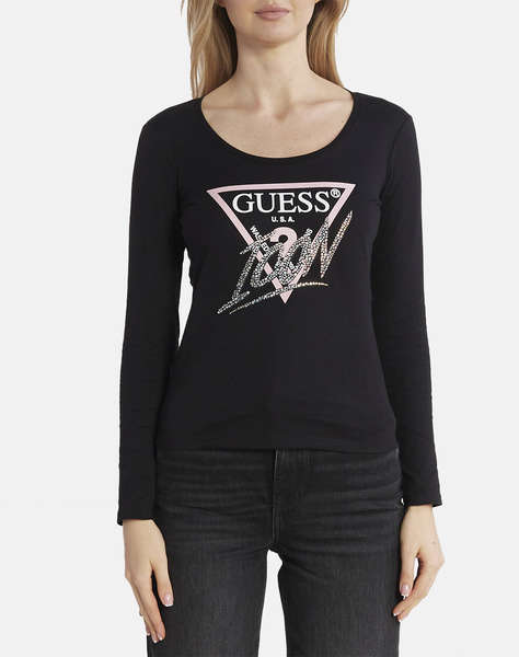 GUESS VN ICON TEE ДАМСКА БЛУЗА
