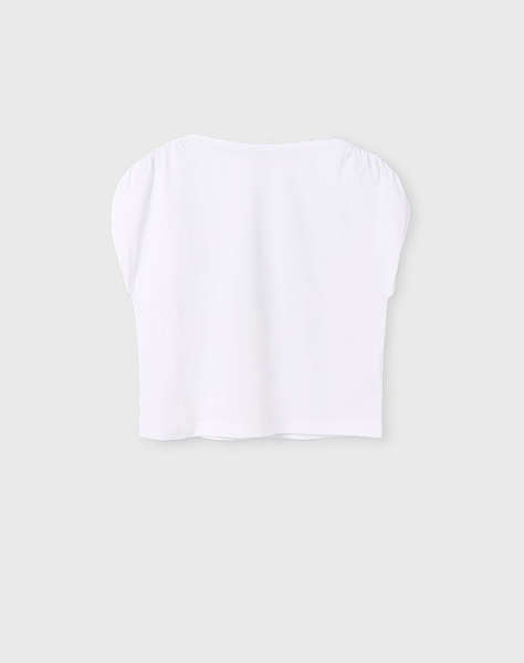 MAYORAL Short graphic blouse