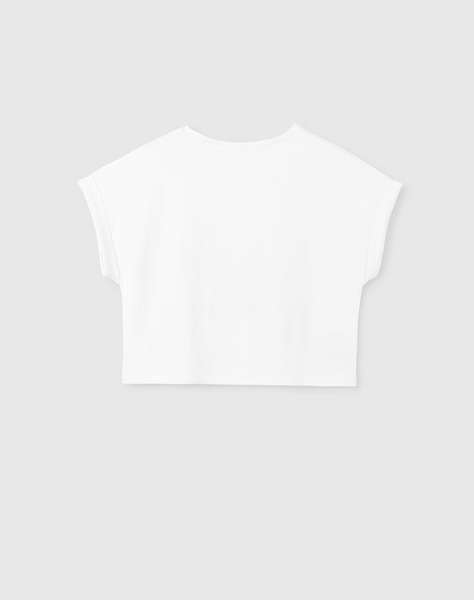 MAYORAL Short graphic blouse