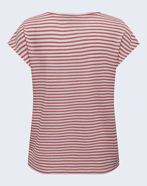 ONLY ONLCANNES S/S V-NECK GLITTER TOP JRS