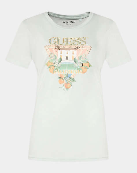 GUESS SS GUESS MANSION LOGO EASY TEE ДАМСКА ТЕНИСКА