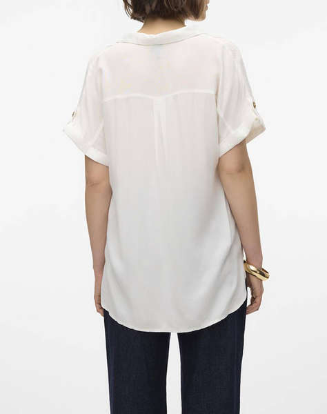 VERO MODA VMBUMPY S/S SHIRT WVN GA NOOS