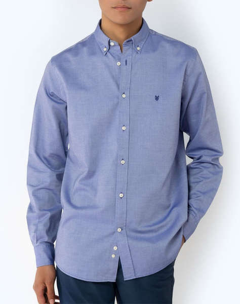 THE BOSTONIANS РИЗА OXFORD REGULAR FIT Plain OXFORD Button-down Regular Fit