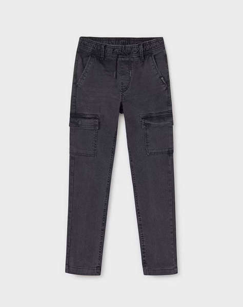 MAYORAL Trousers denim jogger cargo