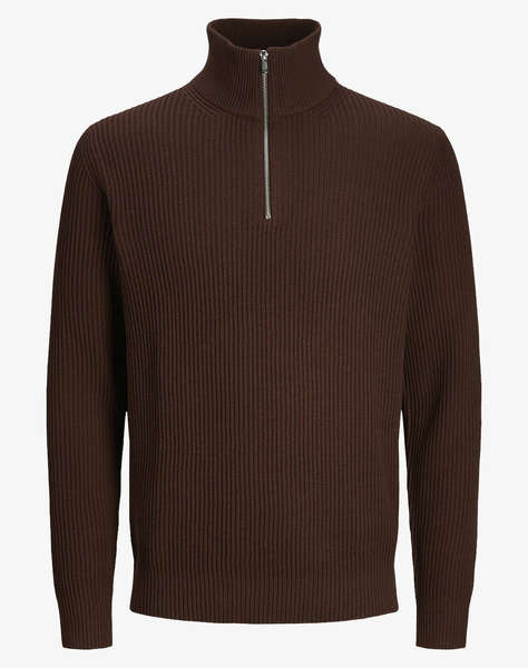 JACK&JONES JPRBLALIAM KNIT HALF ZIP BF LN