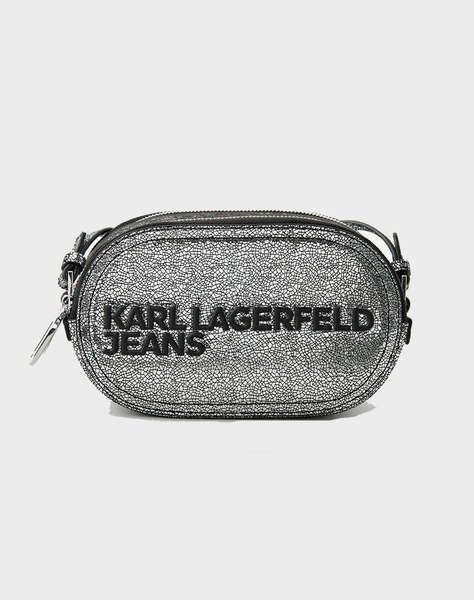 KARL LAGERFELD JEANS ESSENTIAL LOGO CAMERA BAG (Размери: 21 x 13 x 7 см.)