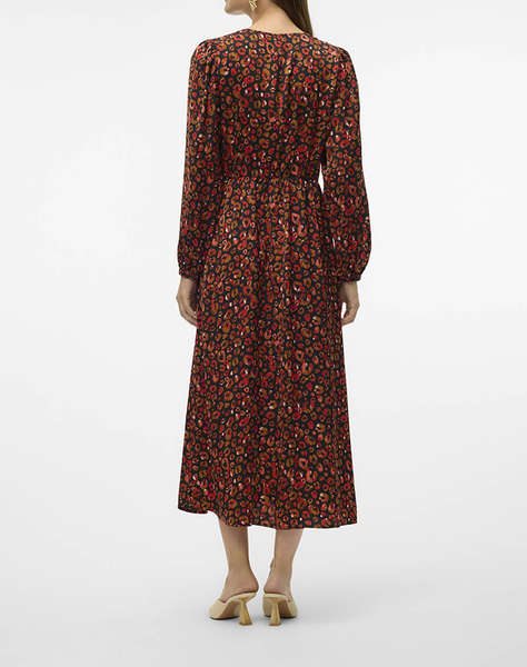 VERO MODA VMRUBIA L/S 7/8 WRAP DRESS WVN BTQ GA