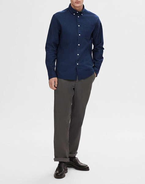 SELECTED SLHREGRICK-OX SHIRT LS NOOS