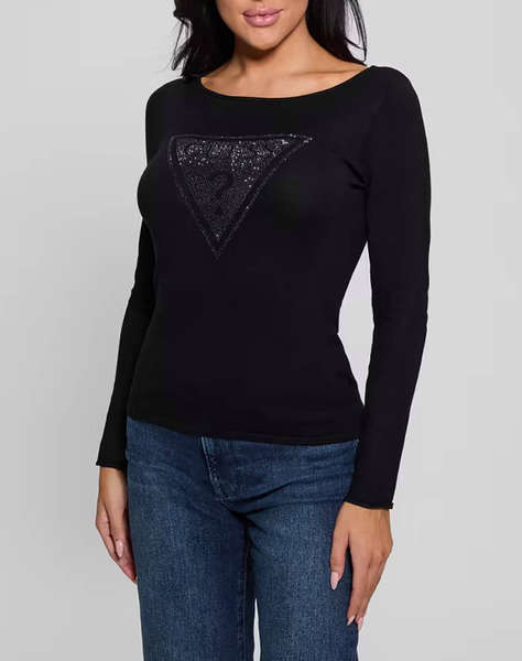 GUESS LS TRIANGLE LOGO ELIZA SWTR ДАМСКИ ПУЛОВЕР