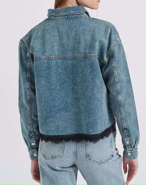 KARL LAGERFELD KLJ BOXY LACE SHIRT