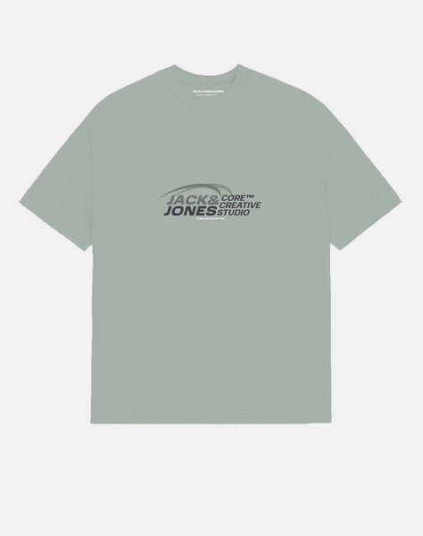 JACK&JONES JCOTARMAC PRINT TEE SS CREW NECK FST