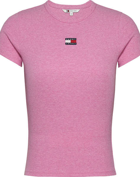TOMMY JEANS TJW SLIM BADGE RIB TEE