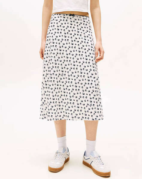 TOMMY JEANS TJW MIDI AOP SKIRT