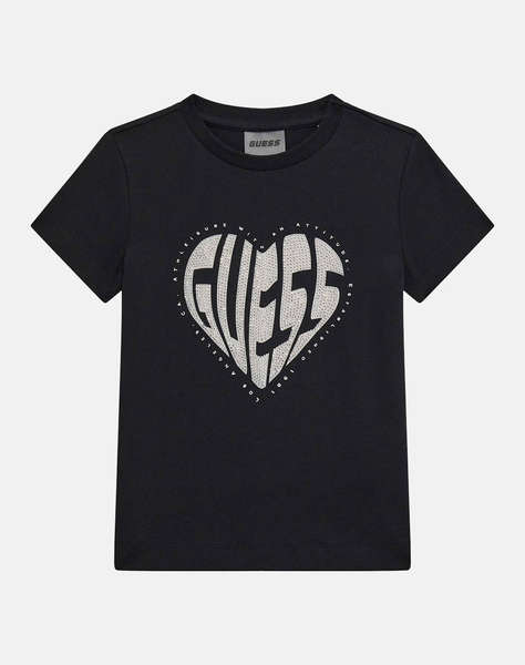 GUESS SS T-SHIRT_MINIME - MID ORGANIC STRETCH JERSEY 180 ТЕНИСКА G