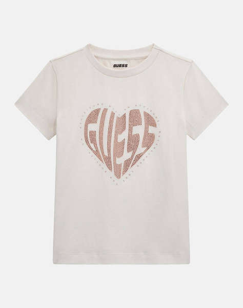 GUESS SS T-SHIRT_MINIME - MID ORGANIC STRETCH JERSEY 180 ТЕНИСКА G