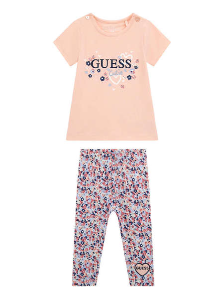 GUESS SET SS T-SHIRT+LEGGINGS ДЕТСКИ КОМПЛЕКТ GIRL