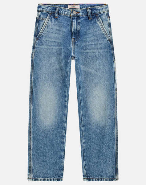 GUESS RIGID DENIM WORKER FIT PANTS ДЕТСКИ ПАНТАЛОН BOY