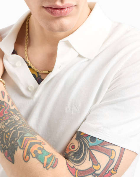 ARMANI EXCHANGE KNIT POLO