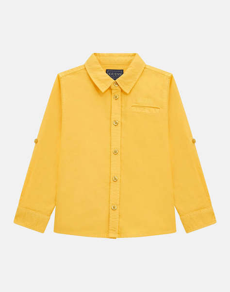 GUESS GMT DYE OXFORD ADJ. SHIRT_CERE ДЕТСКА РИЗА BOY