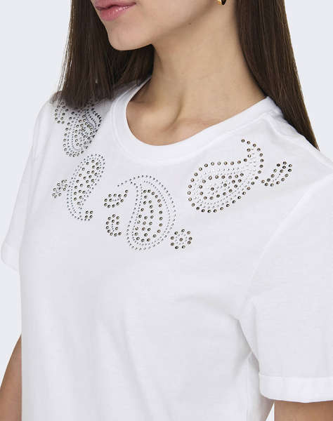 ONLY ONLHOLLIS LIFE S/S O-NECK TOP BOX JRS