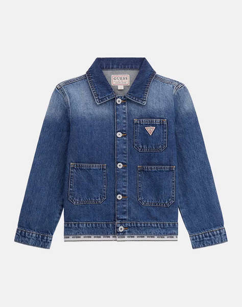 GUESS RIGID DENIM OVERSIZE JACKET ДЕТСКО ЯКЕ GIRL