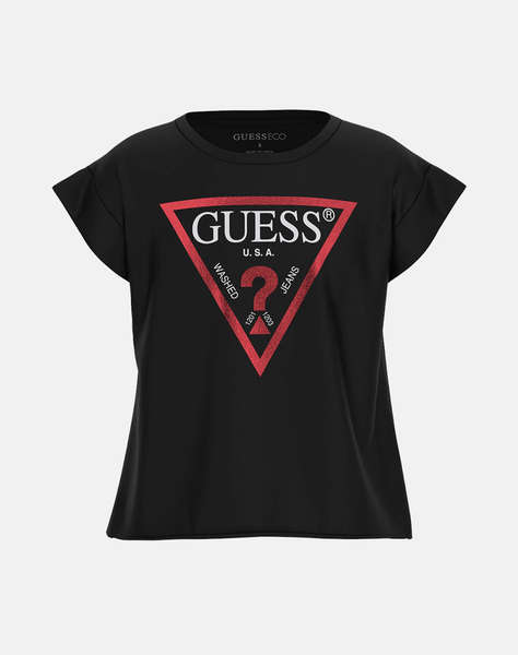 GUESS CROPPED SS TSHIRT_CORE Детска тениска GIRL