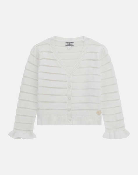 GUESS LS CARDIGAN Детска жилетка GIRL