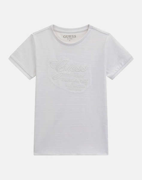 GUESS JACQUARD JERSEY SS T-SHIRT_CER Детска тениска BOY