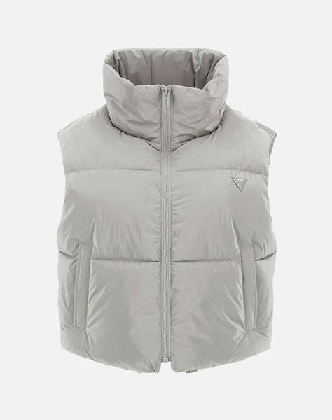 GUESS CHRIS SLEEVELESS PUFFER CROP J ДАМСКИ ЕЛЕК