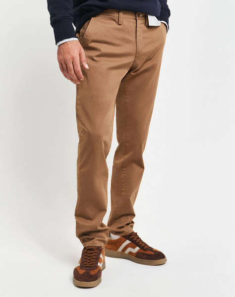 GANT TROUSERS SLIM TWILL CHINOS
