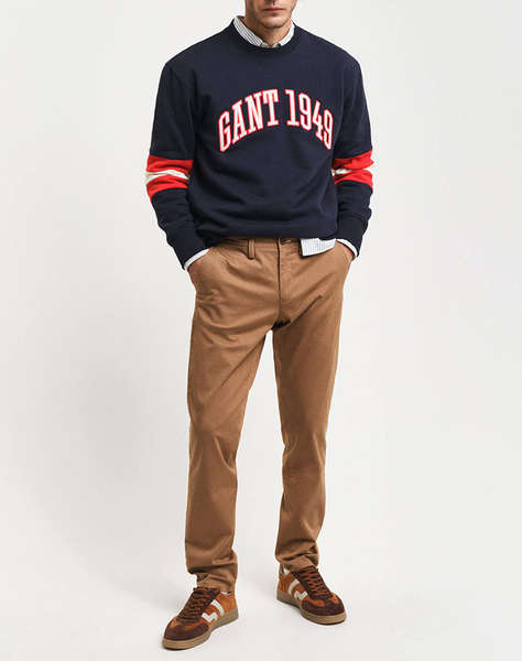 GANT TROUSERS SLIM TWILL CHINOS