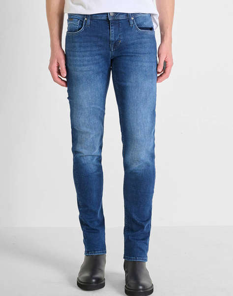ANTONY MORATO MMDT00241FA7505821W02020 MIN OF 10 JEANS OZZY TAPERED FIT IN BLUE DENIM MEN''S PANTS