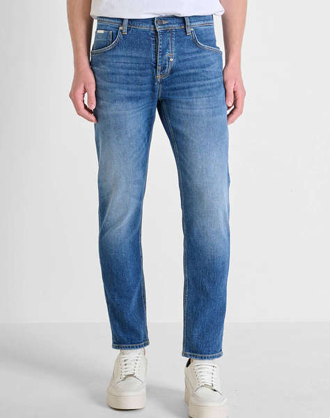 ANTONY MORATO MMDT00264FA7505751W02034 MIN OF 12 JEANS ARGON SLIM ANKLE LENGHT FIT IN BLUE DENIM МЪЖКИ ПАНТАЛОНИ
