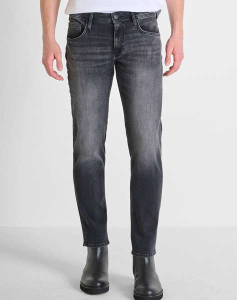 ANTONY MORATO MMDT00282FA7505731W01992 MIN OF 10 JEANS KURT COMFORT TAPERED FIT IN ICONIC BLACK OD BLACK DENIM МЪЖКИ ПАНТАЛОНИ