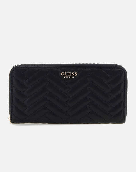 GUESS ANNING SLG LARGE ZIP AROUND Дамски портфейл (размери: 20 x 10x2 см)